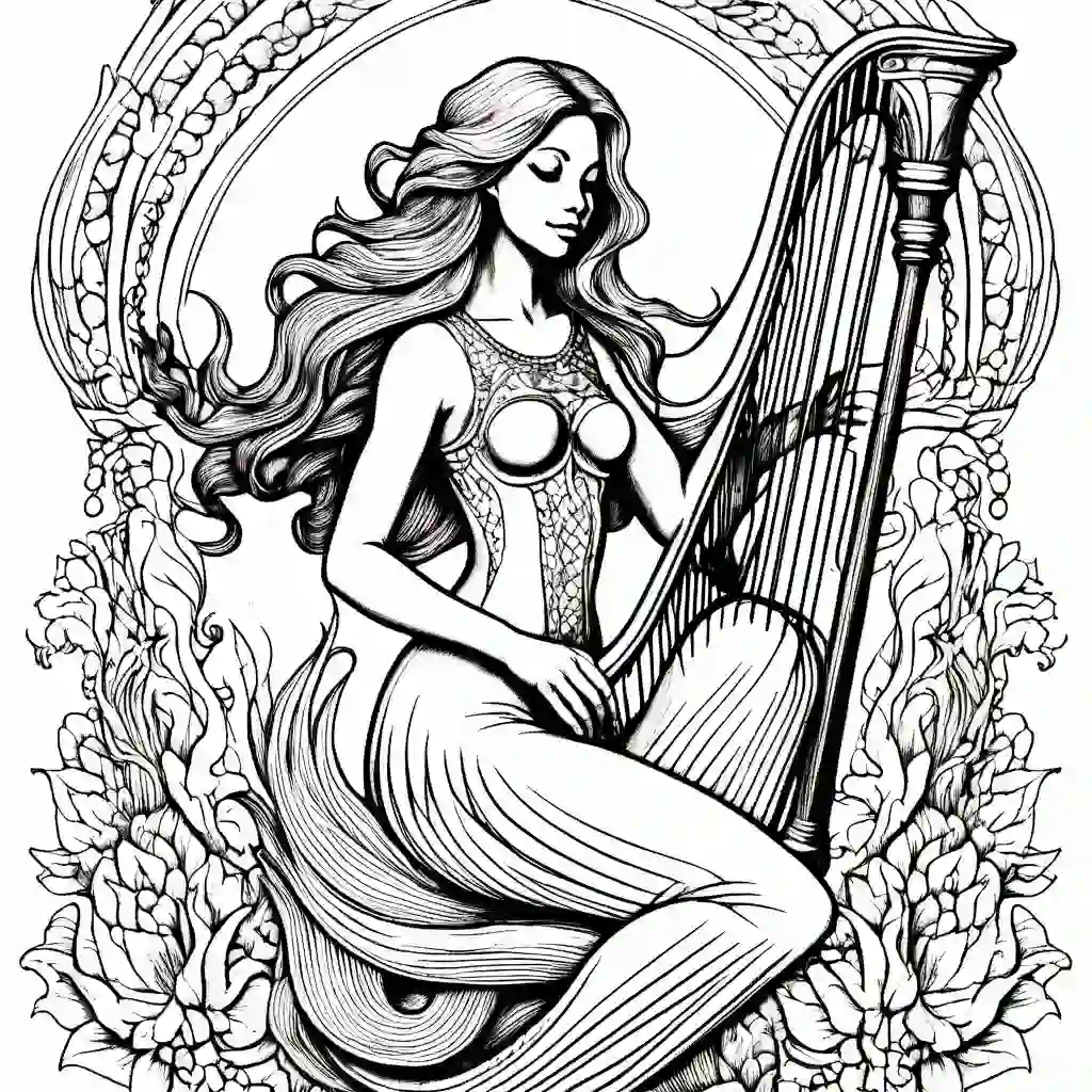 Mermaids_Mermaid with a Harp_3403_.webp